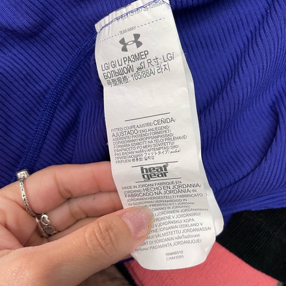 Under Armour Women's Purple Short Sleeve - Picture 8 of 8